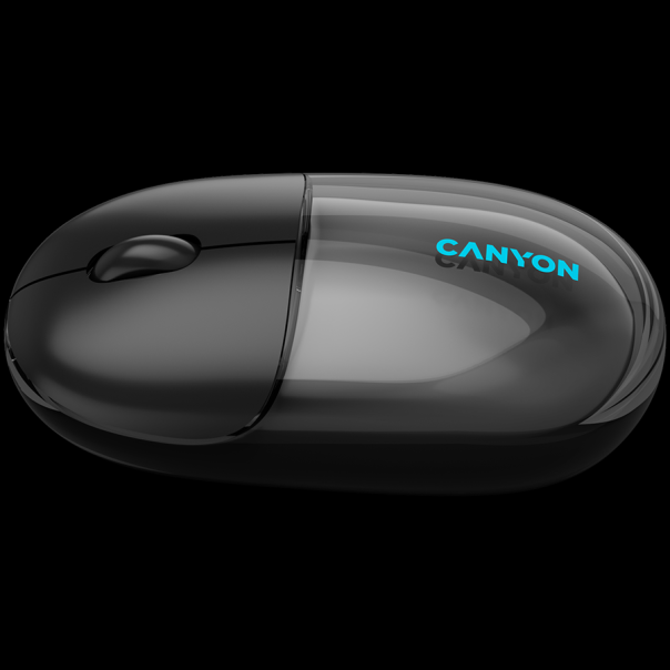 CANYON mouse OnClick 24 BT/ Wireless Transparent/Black - CNS-CMSW24B