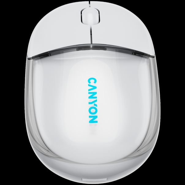 CANYON mouse OnClick 24 BT/ Wireless Transparent/White - CNS-CMSW24W