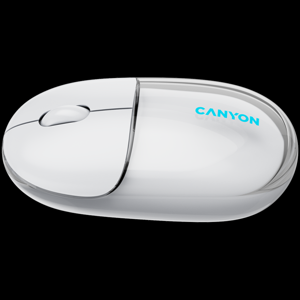 CANYON mouse OnClick 24 BT/ Wireless Transparent/White - CNS-CMSW24W