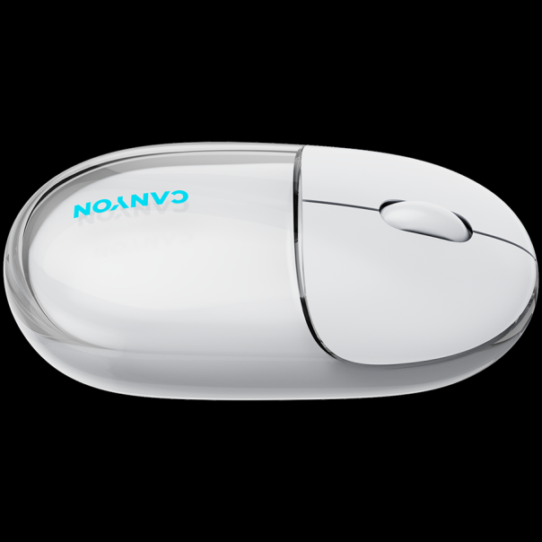 CANYON mouse OnClick 24 BT/ Wireless Transparent/White - CNS-CMSW24W