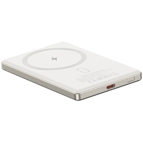 CANYON Power bank OnPower 505 slim Magsafe 5000 mAh PD20W, bež - CNS-CPB505BE