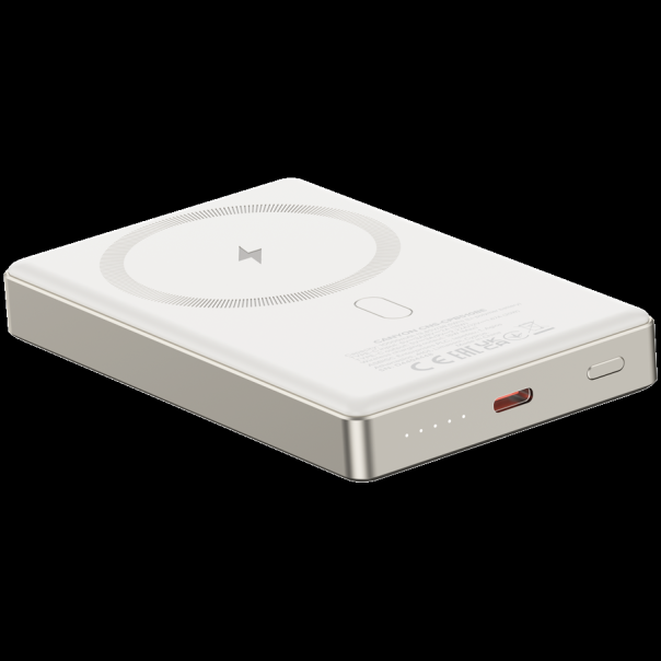 CANYON Power bank OnPower 510 slim Magnetic 10000 mAh PD20W, bež - CNS-CPB510BE