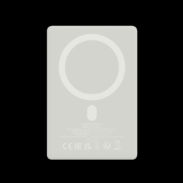 CANYON magnetic power bank OnPower 511 PD20W 10000mAh Aluminium Star Grey - EP3155843