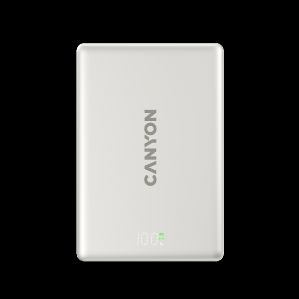 CANYON magnetic power bank OnPower 511 PD20W 10000mAh Aluminium Star Grey - EP3155843