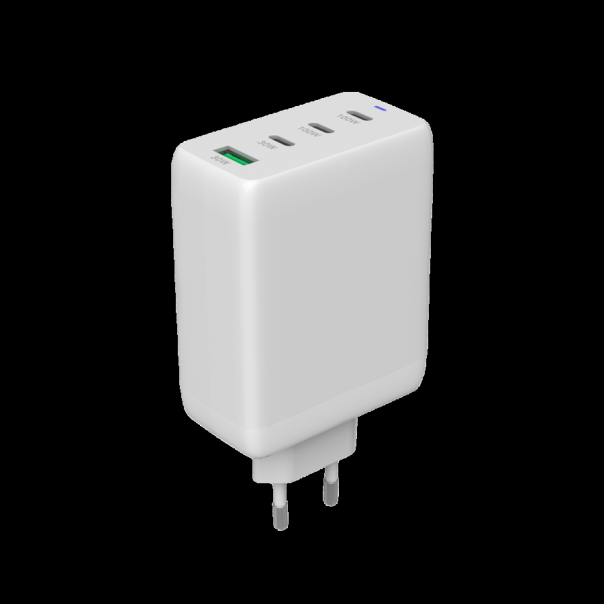 CANYON Punjač CU100ACC GaN 100W 3xPD 1xQC, bela - CNS-CUW100ACC