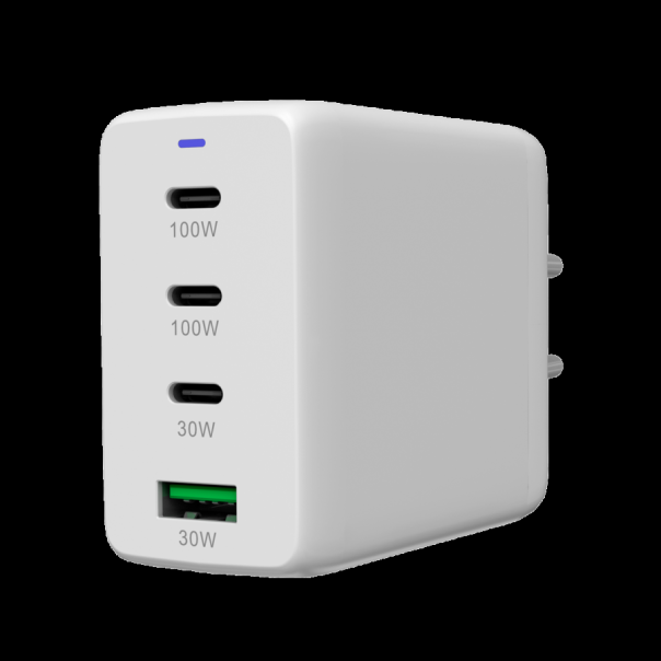 CANYON Punjač CU100ACC GaN 100W 3xPD 1xQC, bela - CNS-CUW100ACC