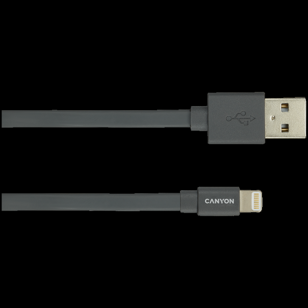 CANYON cable MFI-2 Lightning 12W 1m Dark Grey - EP3191617