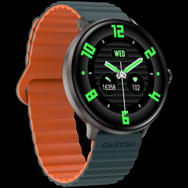 CANYON Pametni sat Jacky SW-69, zelena/narandžasta - CNS-SW69BG