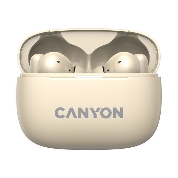 CANYON Bluetooth slušalice OnGo TWS-10, bež - CNS-TWS10BG