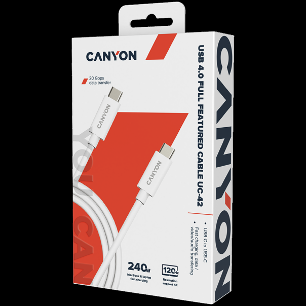 CANYON Kabl UC-42 U4-CC-5A2M-E USB4 TYPE-C to TYPE-C - EP1029044