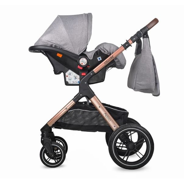 Coccolle Melora Kolica za Bebe 3u1 - Siva - 10208