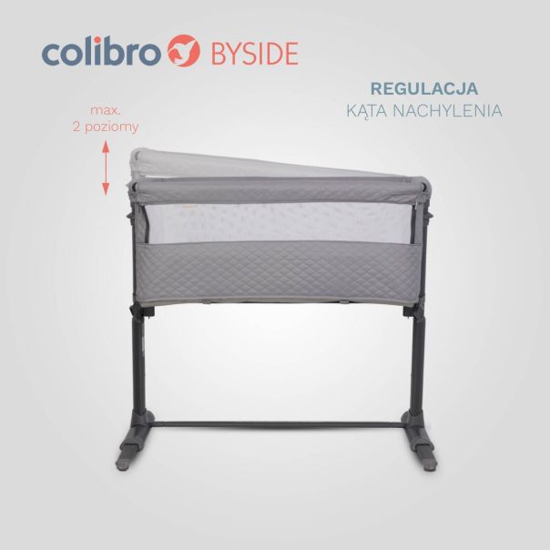 COLIBRO Kolevka za bebe Byside dove - L-CO-BYSIDE-DO