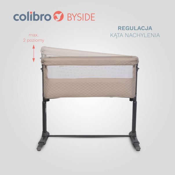COLIBRO Kolevka za bebe Byside taupe - L-CO-BYSIDE-TA