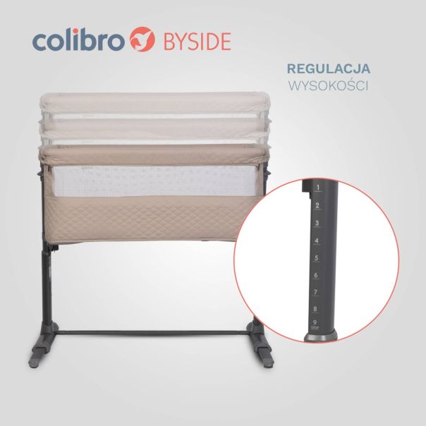 COLIBRO Kolevka za bebe Byside taupe - L-CO-BYSIDE-TA