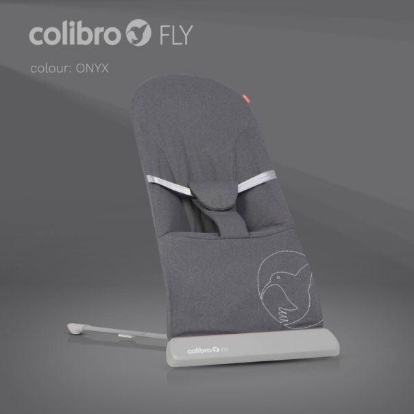 COLIBRO Ležajka za bebe Fly onyx, tamnosiva - L-CO-FLY-ON