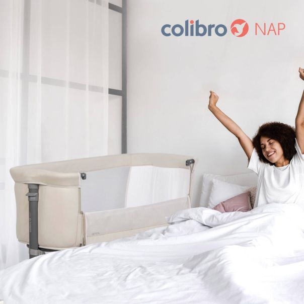 COLIBRO Kolevka za bebe Nap taupe, bež - L-CO-NAP-TA