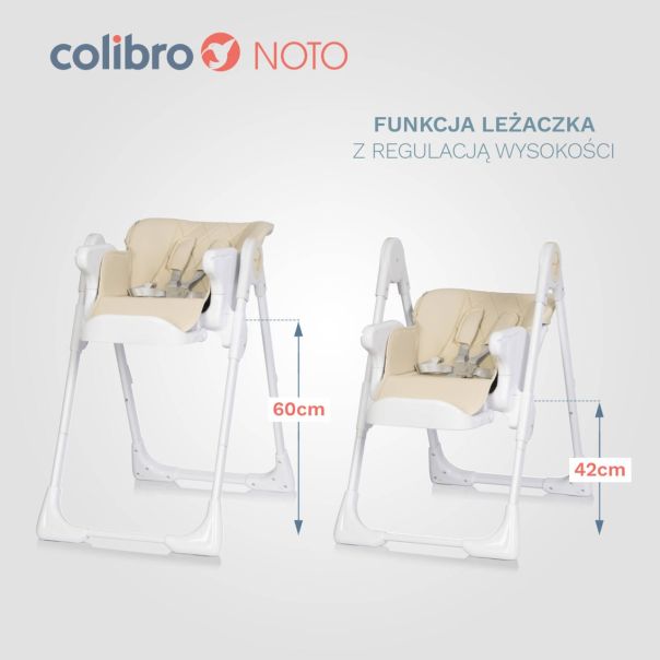 COLIBRO Hranilica za bebe 2u1 Noto almond, bež - KR-CO-NOTO-AL