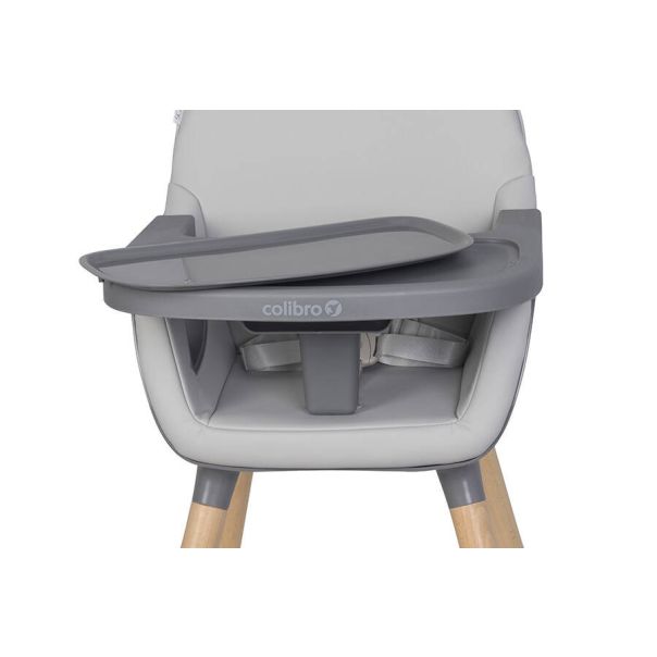 COLIBRO Hranilica za bebe 3u1 Scandi dove, siva - KR-CO-SCANDI-DO