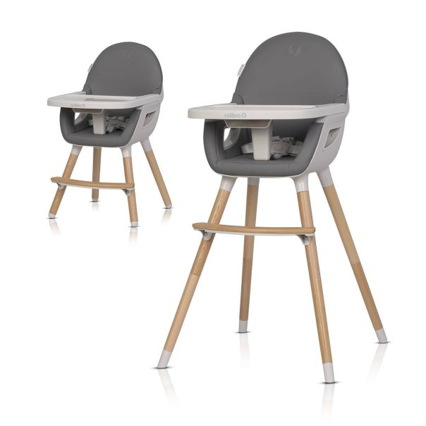 COLIBRO Hranilica za bebe 3u1 Scandi onyx, tamnosiva - KR-CO-SCANDI-ON
