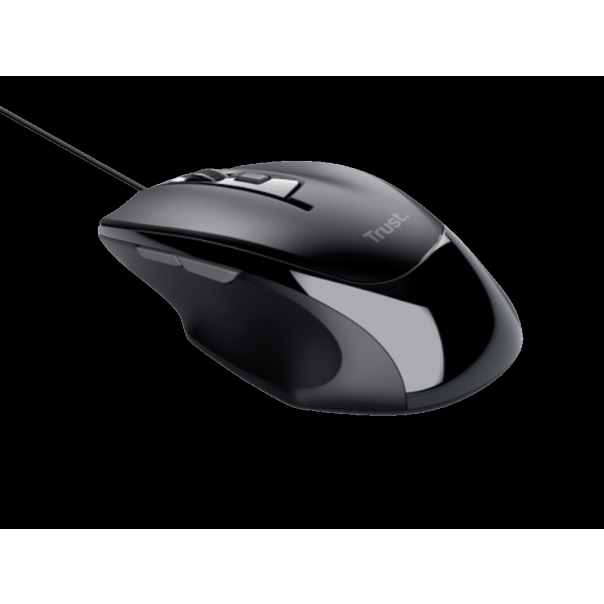 TRUST Žični miš Voca Comfort, crna - 23650
