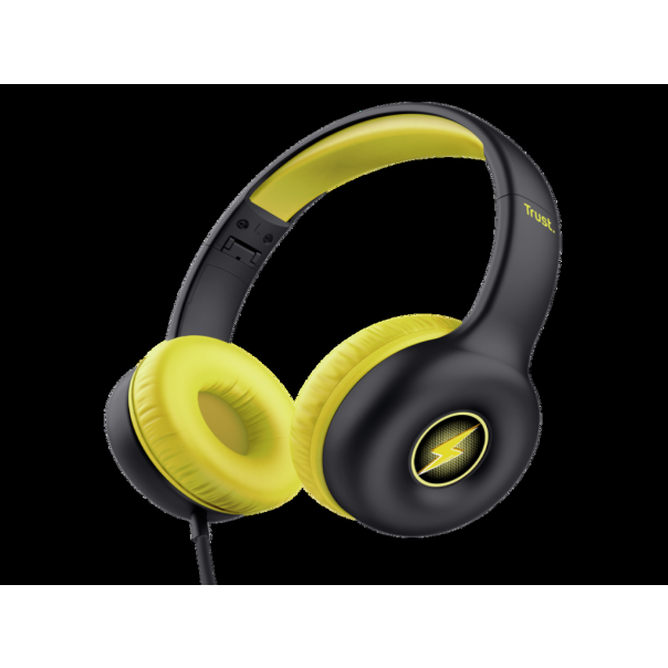 Slušalice TRUST NOUNA KIDS/3,5mm/sticker set/crna - EP2950885