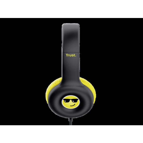 Slušalice TRUST NOUNA KIDS/3,5mm/sticker set/crna - EP2950885