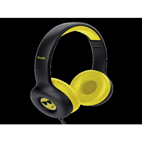 Slušalice TRUST NOUNA KIDS/3,5mm/sticker set/crna - EP2950885