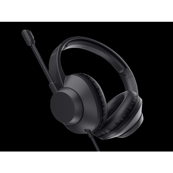 Slušalice TRUST AYDA MAX USB HEADSET/USB-C, USB-A/crna - EP3002372