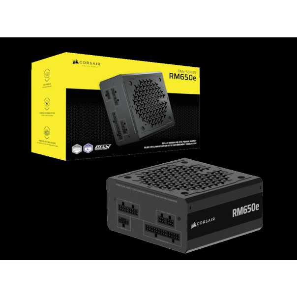 Napajanje CORSAIR RMe RM650e 650W/ATX 3.1/PCIe 5.1/modularno/80+GOLD/crna - EP2941740