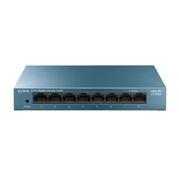 TP LINK Switch TP-LINK LS108G LiteWave Gigabit 8xRJ-45/10/100/1000Mbps/metalno kućište - LS108G