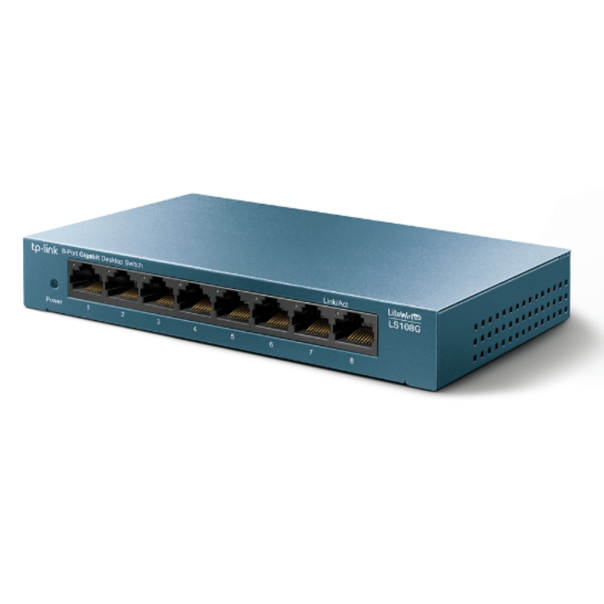 TP LINK Switch TP-LINK LS108G LiteWave Gigabit 8xRJ-45/10/100/1000Mbps/metalno kućište - LS108G