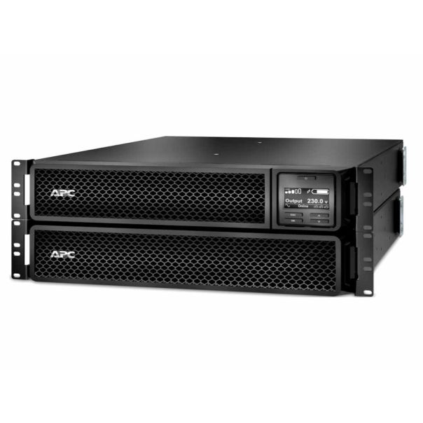 UPS, APC Smart-UPS On-Line, double conv., 2200VA, 2U rack, 230V, 8x C13+2x C19, NC, exten. runtime - EP3041041