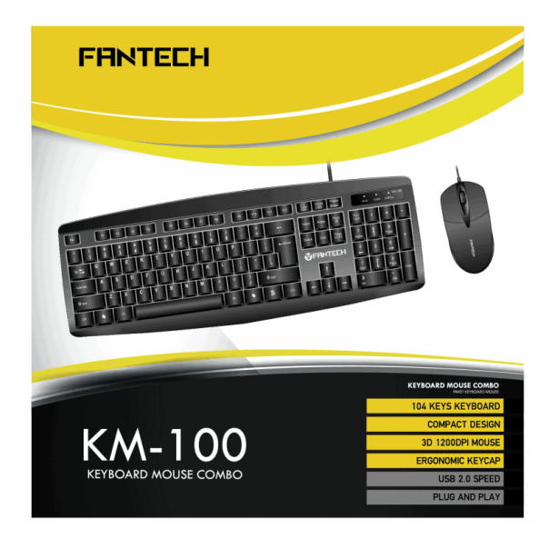 FANTECH Tastatura i miš KM100 - 73176
