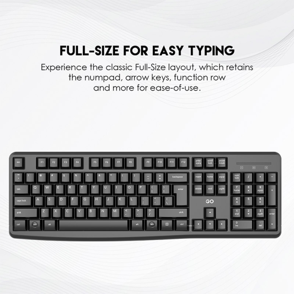 Combo miš i tastatura wireless Fantech WK-894 crni - 106382