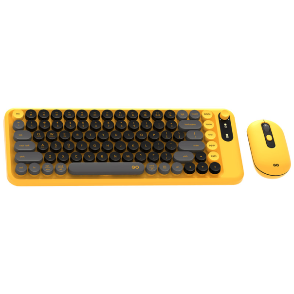 Combo miš tastatura wireless Fantech WK-898 GO mochi85 žuta - G221134