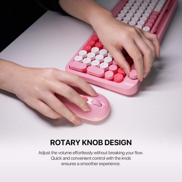 Combo miš tastatura wireless Fantech WK-899 GO mochi101 ljubičasta - 222343