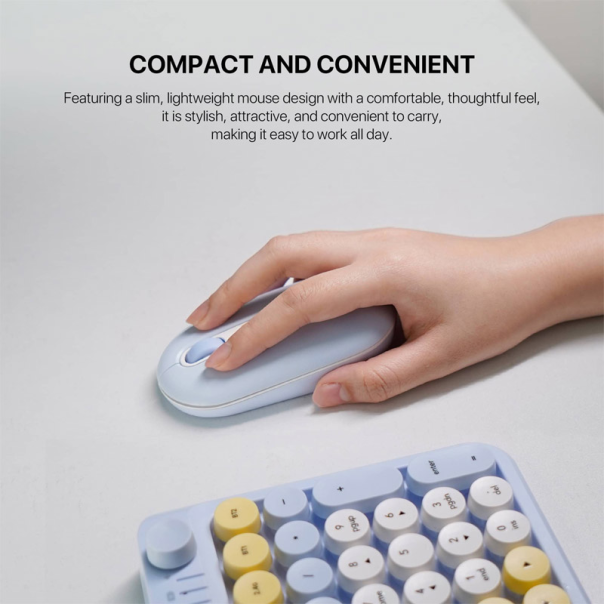 Combo miš tastatura wireless Fantech WK-899 GO mochi101 žuta - G221873