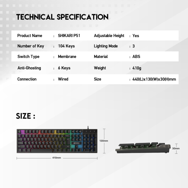 Combo set Gaming Fantech P51 Power 5u1 - 213765-1