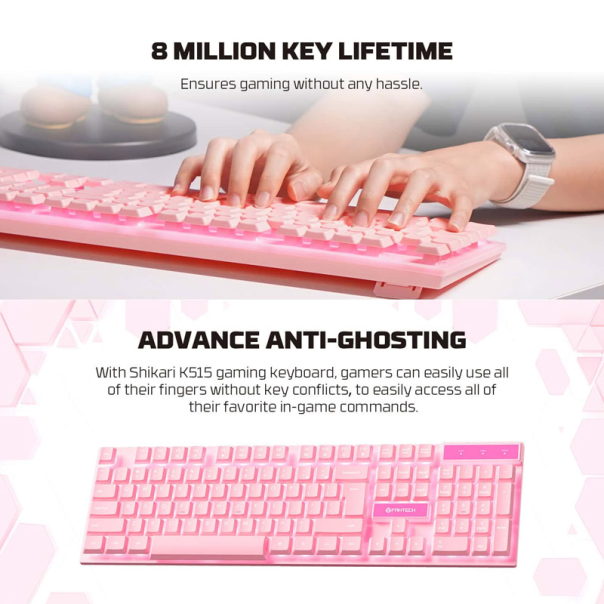 Combo set Gaming Fantech P51 Power 5u1 Sakura - G218217