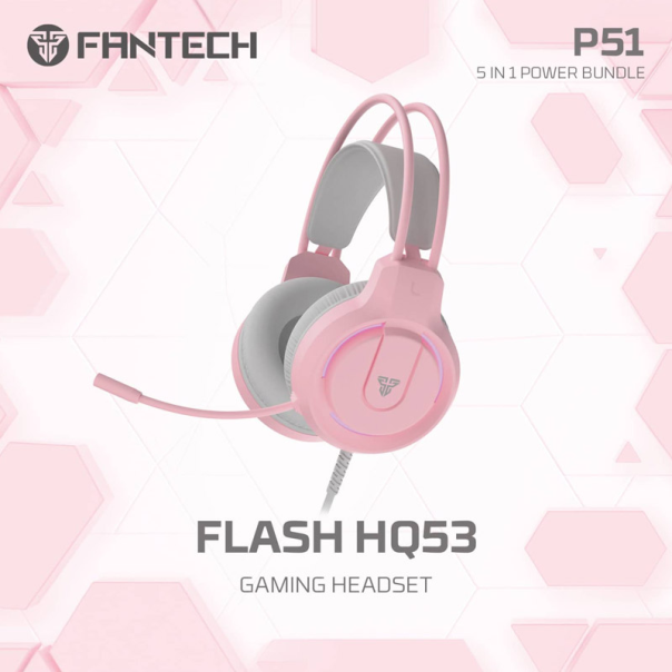 Combo set Gaming Fantech P51 Power 5u1 Sakura - G218217