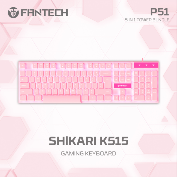 Combo set Gaming Fantech P51 Power 5u1 Sakura - 218217