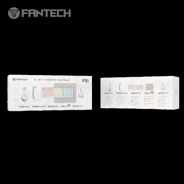 Combo set Gaming Fantech P51 Power 5u1 Space Edition - 218216