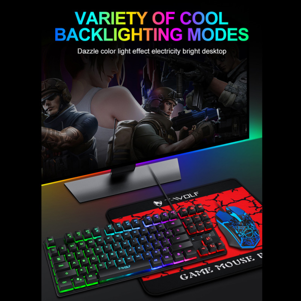 Combo set Gaming T-Wolf TF260 3u1 - 202213
