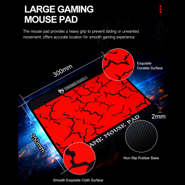 Combo set Gaming T-Wolf TF260 3u1 - 202213