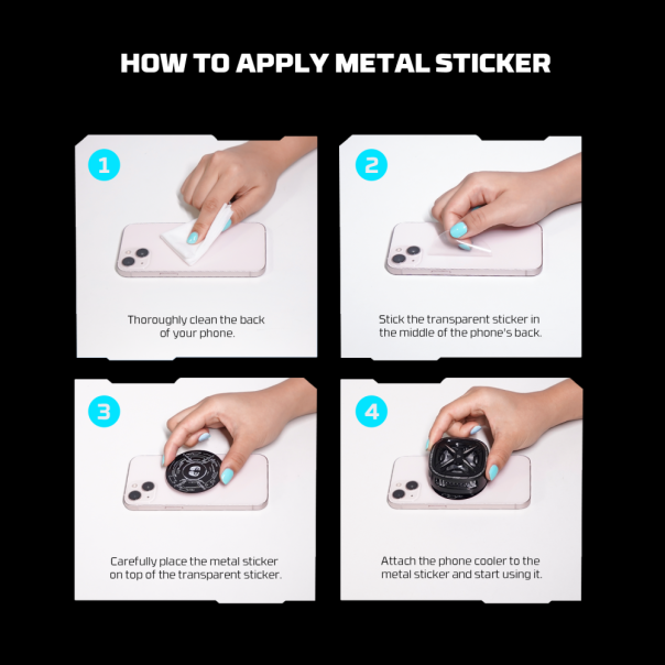 Cooler za telefon Fantech PCM10 Glester Max RGB crni - 217310