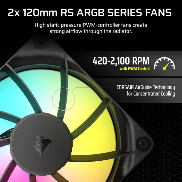 CORSAIR Kuler za CPU sa vodenim hlađenjem Nautilus 240mm 240 ARGB, crna - CW-9060092-WW