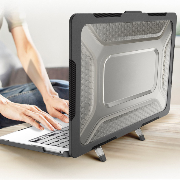 Cover za Macbook Air 15 15.3 2023/2024/2025/(M2 A2941/M3 A3114/M4 A3241) crni - 616838