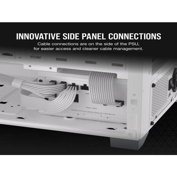 CORSAIR Napajanje SHIFT RM850x ATX 80+Gold, bela - CP-9020274-EU