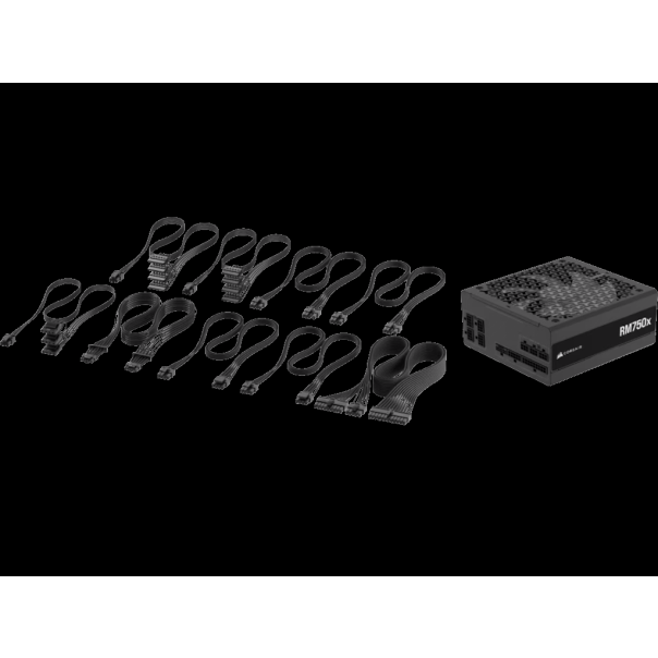 CORSAIR Napajanje RM750x ATX 3.1 80+Gold, crna - CP-9020285-EU
