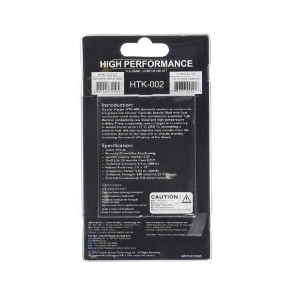 COOLER MASTER Termalna pasta (HTK-002-U1-GP) - CPU00046